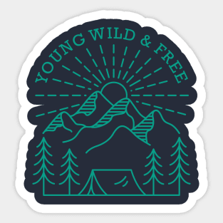 Young Wild & Free 3 Sticker